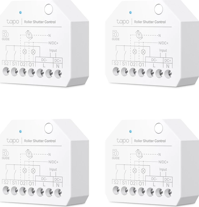 TP-Link Tapo S112 Smartes Switch-Modul, Schaltaktor, 4er-Pack