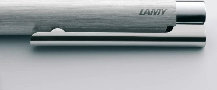 Lamy logo Edelstahl Kugelschreiber silber strichmattiert
