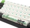 Ducky Miya Pro Panda Edition PBT, schwarz, Tasten weiß/grün, LEDs weiß, MX SPEED Silver, USB, DE Vorschaubild