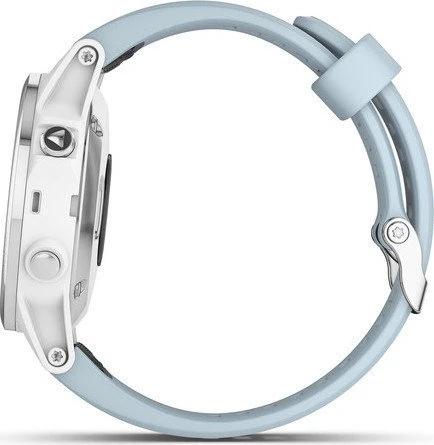 Garmin Fenix 5S Plus weiß/blau