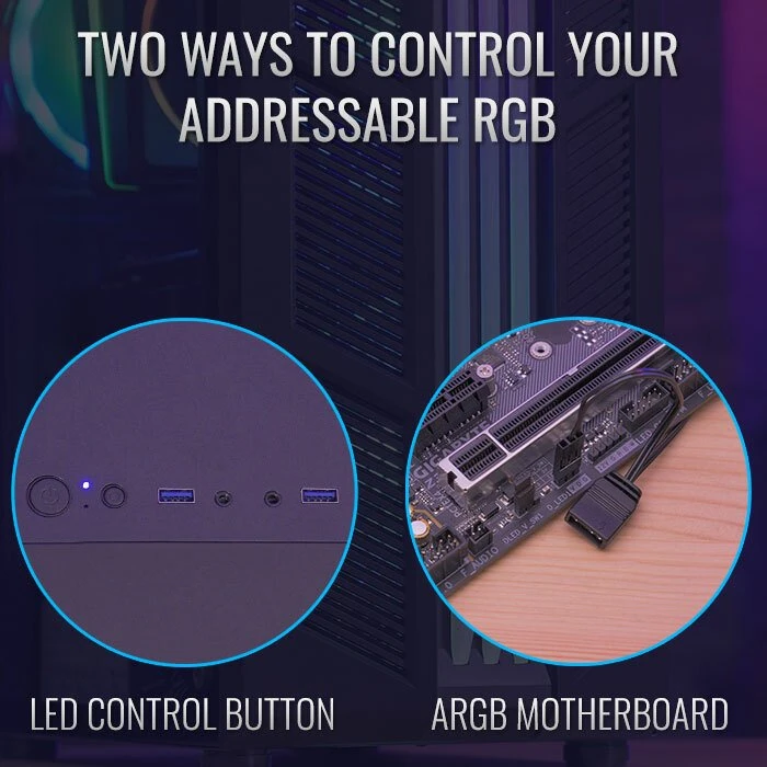 AeroCool Prime ARGB, Glasfenster