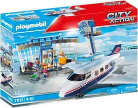 playmobil City Action Flughafen mit Flugzeug und Tower