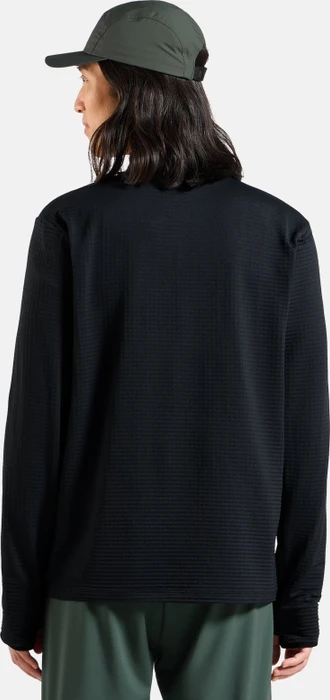 Odlo Essentials Thermal Half Zip Laufshirt langarm schwarz (Herren)