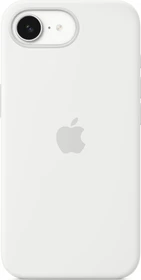 Apple Silikon Case für iPhone 16e weiß