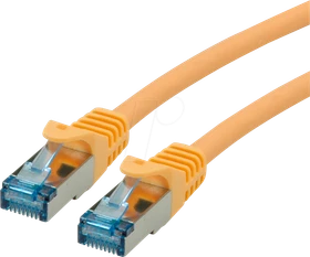 Roline / Secomp GHMT Patchkabel, Cat6a, S/FTP, RJ-45/RJ-45, 15m, gelb