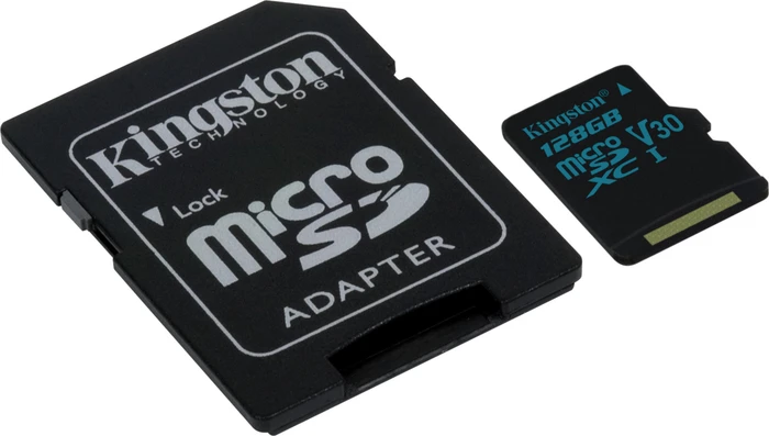 Kingston Canvas Go! R90/W45 128GB Kit, UHS-I U3, Class 10