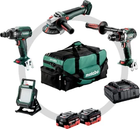 Metabo Combo Set 2.3.4 18V Akku-Maschinenset inkl. Tasche + 2 Akkus 10.0Ah