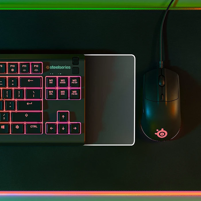 SteelSeries Apex 3 TKL, schwarz, LEDs RGB, USB, DE