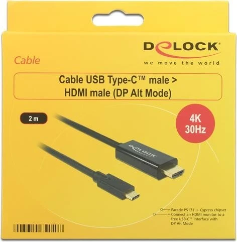 DeLOCK USB-C 3.0/HDMI Adapter, 2m