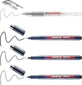 edding 1800 Zendoodle Set schwarz