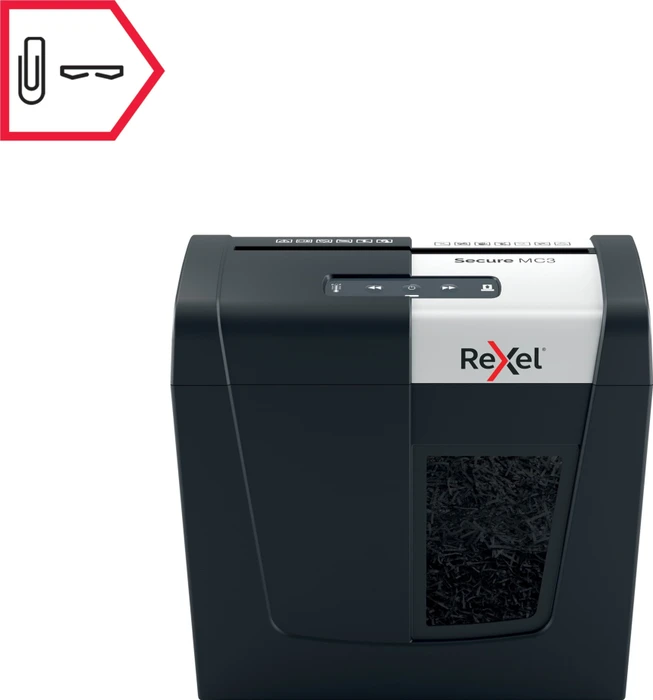 Rexel Secure MC3 Whisper-Shred, 2x15mm