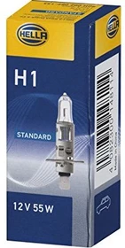 Hella Standard Halogen H1 55W, 1er-Pack