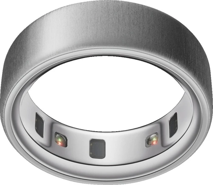 Oura Ring 4 Größe 10 brushed silver