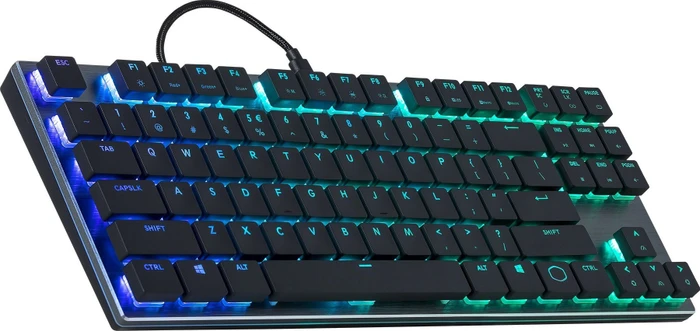 Cooler Master SK630 Tenkeyless, LEDs RGB, MX LOW PROFILE RGB RED, USB, DE