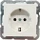 Gira SCHUKO-Steckdose 16 A 250 V Steckklemmen, reinweiß seidenmatt (4188 27)