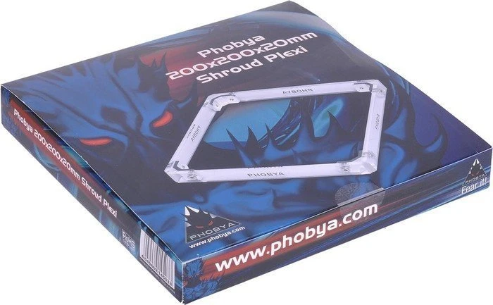 Phobya Lüftervorkammer 200mm, 20mm hoch