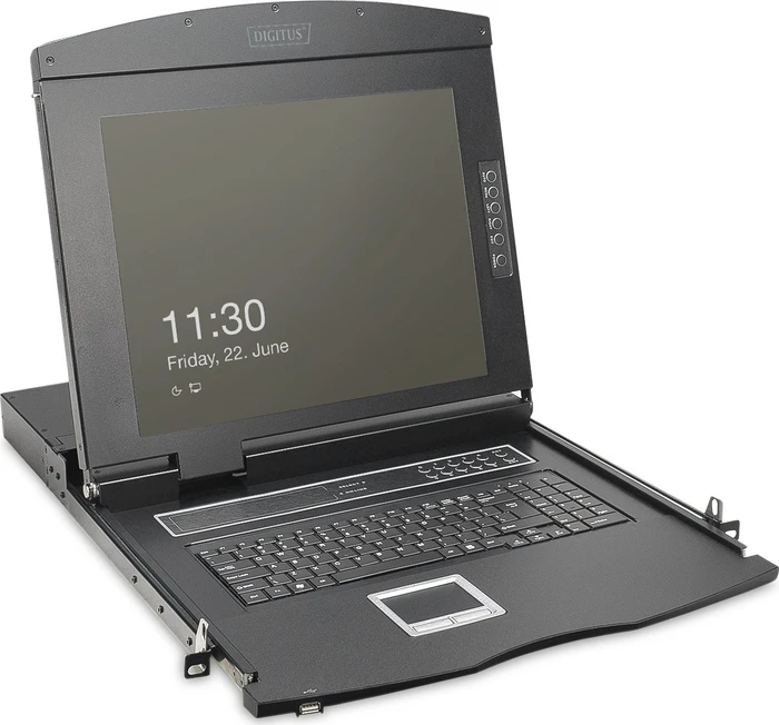 Digitus DS-72221-5, 19" LCD KVM Konsole, 16-fach, US