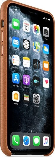 Apple Leder Case für iPhone 11 Pro Max sattelbraun