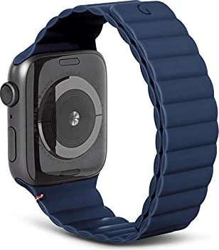 Decoded Silicone Magnetic Traction Strap für Apple Watch 44mm Matte Navy