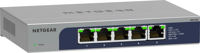 Netgear MS100 Desktop 2.5G Switch, 5x RJ-45