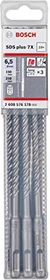 Bosch Professional SDS-plus-7X Hammerbohrer, 6.5x150x215mm, 10 Stück