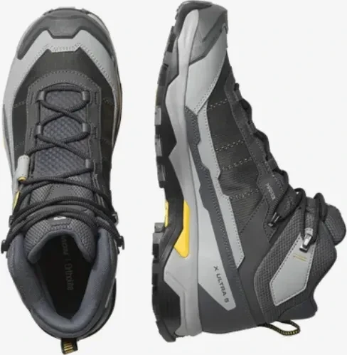 Salomon X Ultra 5 Mid GTX asphalt/monument/spicy mustard (Herren)