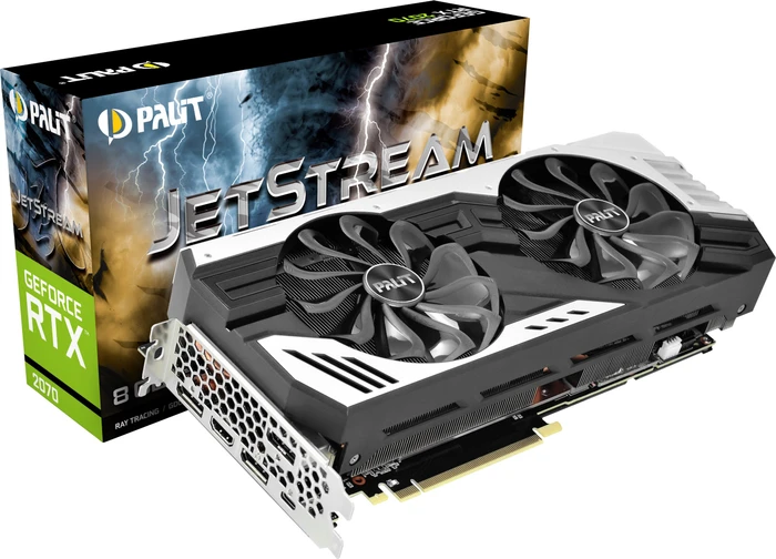 Palit GeForce RTX 2070 JetStream, 8GB GDDR6, HDMI, USB-C, 3x DP