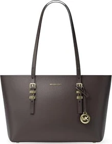 Michael Kors Quinn Medium aus gekrispeltem Leder Shopper chocolate