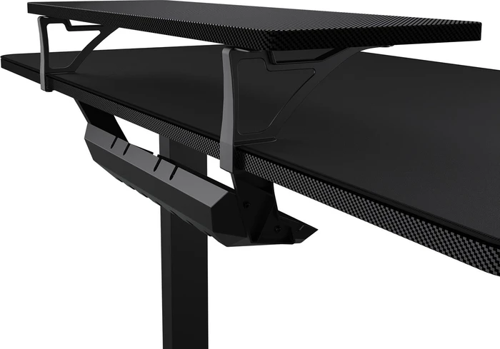 Cougar E-Star 120 Gaming Desk elektrisch höhenverstellbarer Sitz-Steh-Schreibtisch 120x60cm schwarz/schwarz