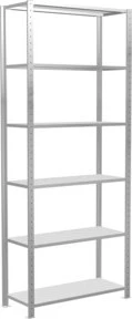 Schulte Lagertechnik Multiplus 150 Schwerlastregal 100x250x40cm lichtgrau