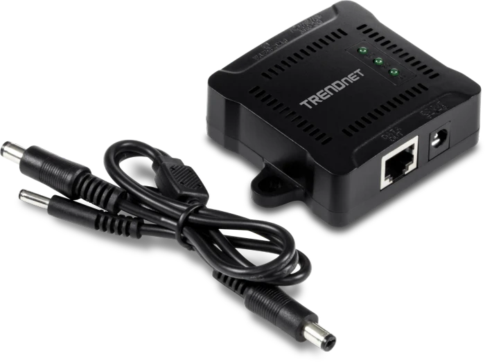 TRENDnet Wallmount Gigabit PoE-Splitter, 2x RJ-45, PoE PD