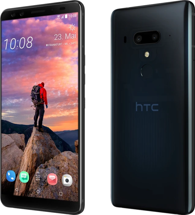 HTC U12+ Dual-SIM blau/transparent