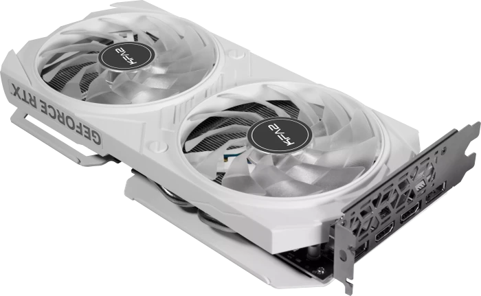 KFA2 GeForce RTX 4060 EX White (1-Click OC), 8GB GDDR6, HDMI, 3x DP