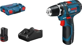 Bosch Professional GSR 12V-15 Akku-Bohrschrauber inkl. L-Boxx + 2 Akkus 2.0Ah