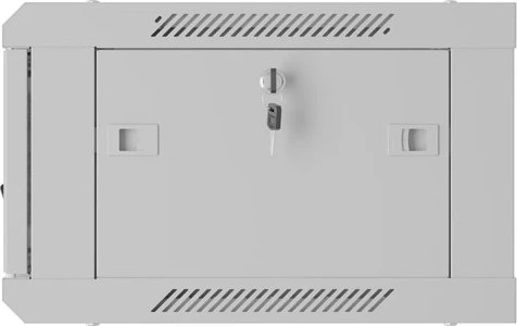 Lanberg WF01 Series 19" Wandschrank 4HE, hängend, Flatpack, Gitternetztür, IP20, RAL 7035, 450mm tief