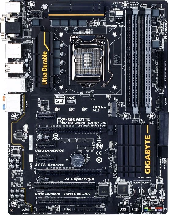 GIGABYTE GA-Z97X-UD3H-BK Black Edition (Intel 1150)