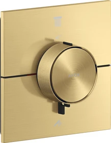 Hansgrohe Axor ShowerSelect ID eckig Thermostat für 2 Verbraucher brushed gold optic