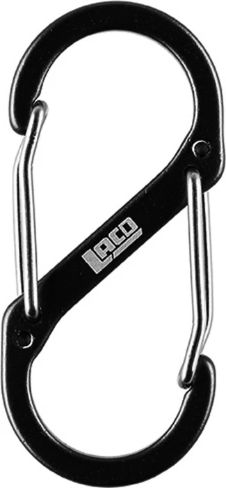 LACD Accessory Biner 50mm Materialkarabiner schwarz (9235-BL)