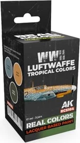 AK-Interactive 2nd Gen Real Colors WWII Luftwaffe Tropical Colors Farbset, 3-tlg.