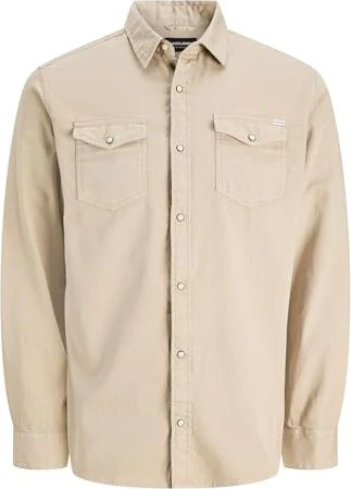 Jack & Jones Comfort Fit Jeans Hemd langarm crockery (Herren)
