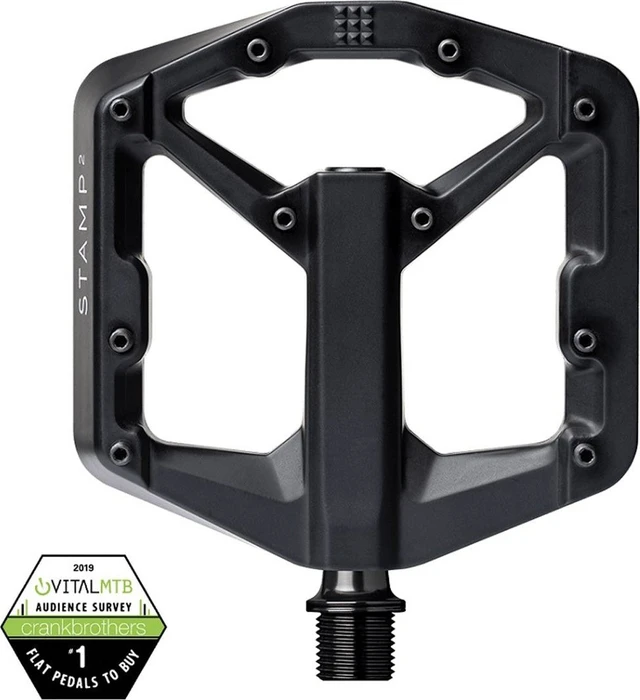 CrankBrothers Stamp 2 Small Plattformpedale schwarz