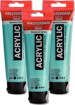 Royal Talens Amsterdam Standard Series Acrylfarbe, türkisgrün, 120ml