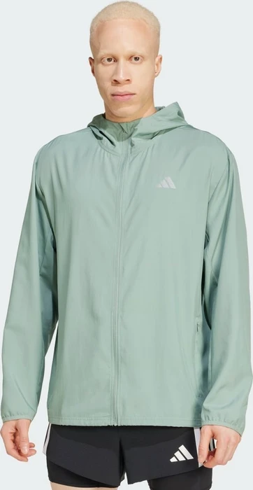 adidas Run It Laufjacke silver green (Herren)