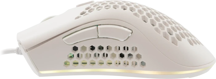 Baracuda Coral White Gaming Mouse, weiß, USB