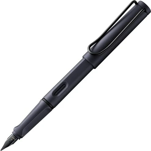 Lamy safari steel black, rechte Hand, mittel