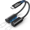 Ugreen USB-C Splitter/Audio-Adapter Y-Kabel, 60W, USB-C [Stecker] auf 2x USB-C [Buchse], 0.1m, schwarz Vorschaubild