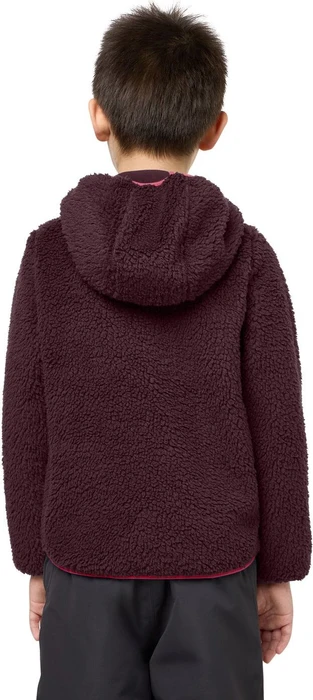 Jack Wolfskin Ice Curl Hood Jacke boysenberry/pink (Junior)