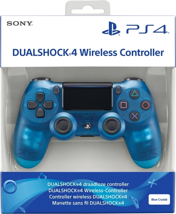 Sony DualShock 4 2.0 Controller wireless Crystal Edition transparent blau (PS4)