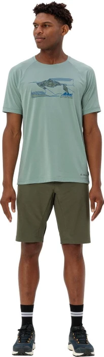 Vaude Gleann II Funktionsshirt kurzarm dusty fern (Herren)