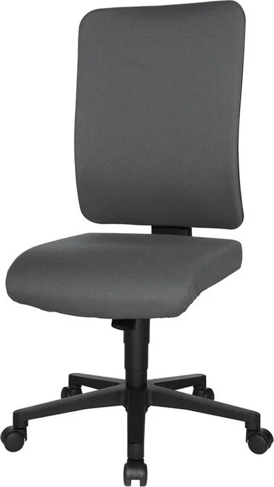 Topstar Open X (P) Bürostuhl, Fußkreuz Kunststoff schwarz, Bezug Stoff grau